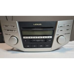 2004 - 2006 LEXUS RX330 RADIO RECEIVER AM FM CD & TAPE PLAYER OEM